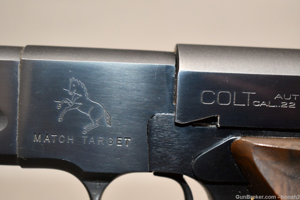 Nice Colt 2nd Series Woodsman Match Target 22 LR Pistol W Box 1952 C&R-img-13