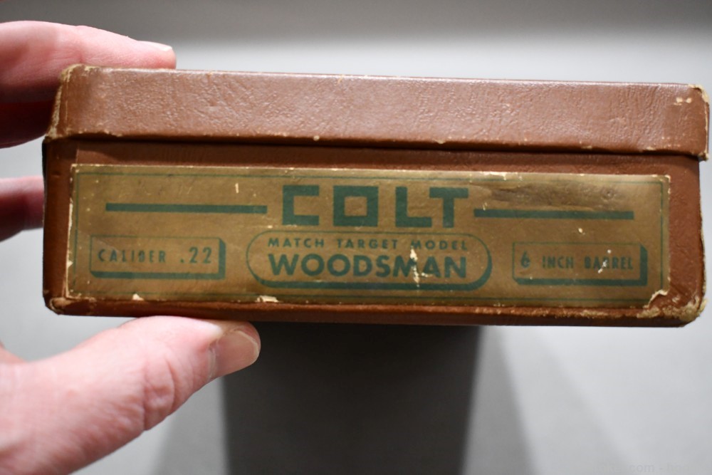 Nice Colt 2nd Series Woodsman Match Target 22 LR Pistol W Box 1952 C&R-img-40