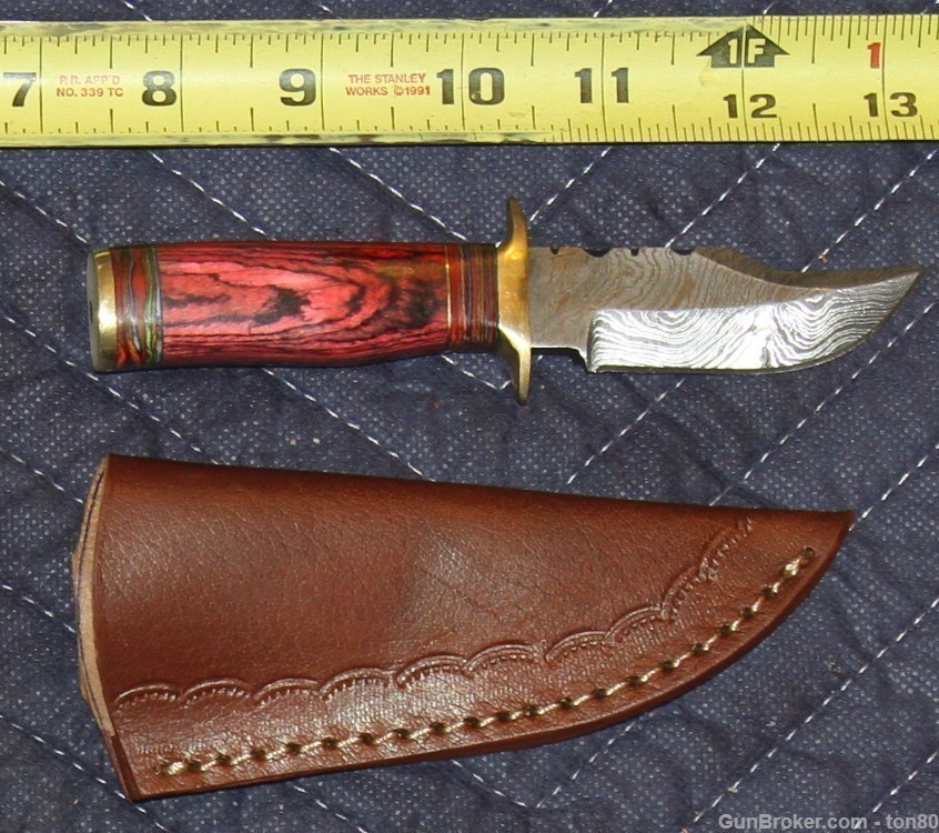 HANDMADE CUSTOM DAMASCUS 6 INCH KNIFE #602-img-0