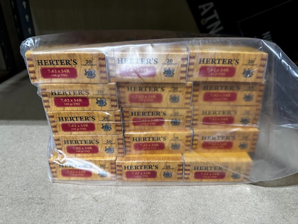 Herter's 7.62x54R Ammunition 20 Round Box (15 boxes) -img-0
