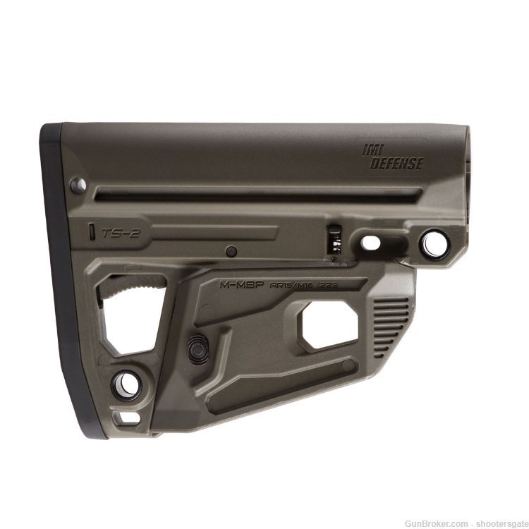 IMI DEFENSE TS-2 M16/AR15 Tactical buttstock W/magwell, ODG, FREE SHIPPING-img-0
