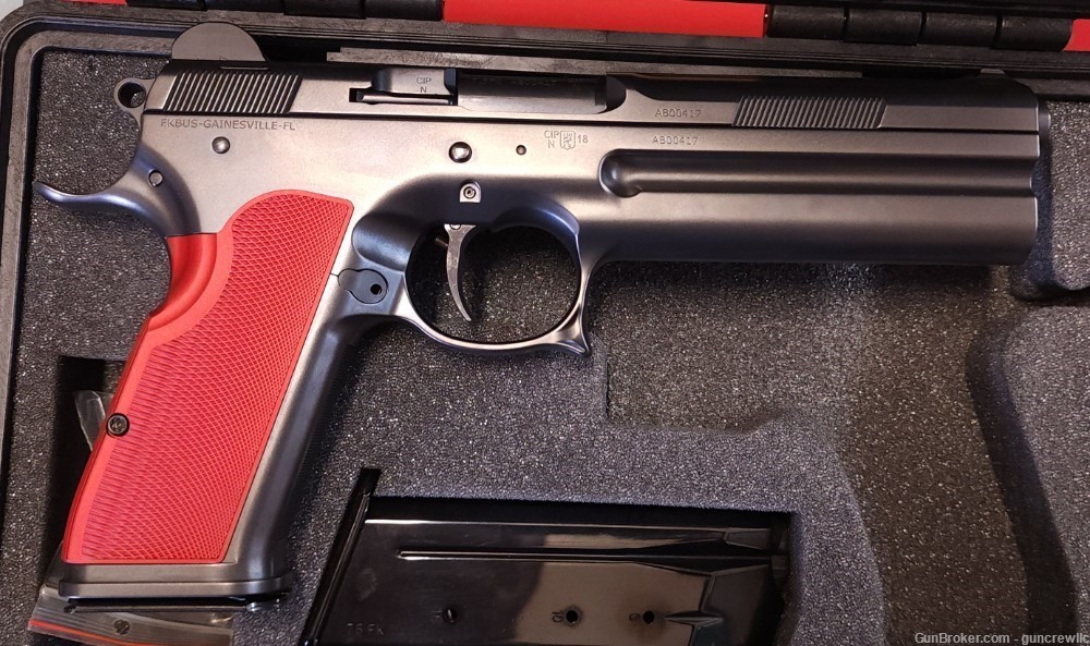 WOW FK BRNO Field Pistol 7.5FK 7.5 FK Red 6" STUNNER RARE Layaway available-img-12