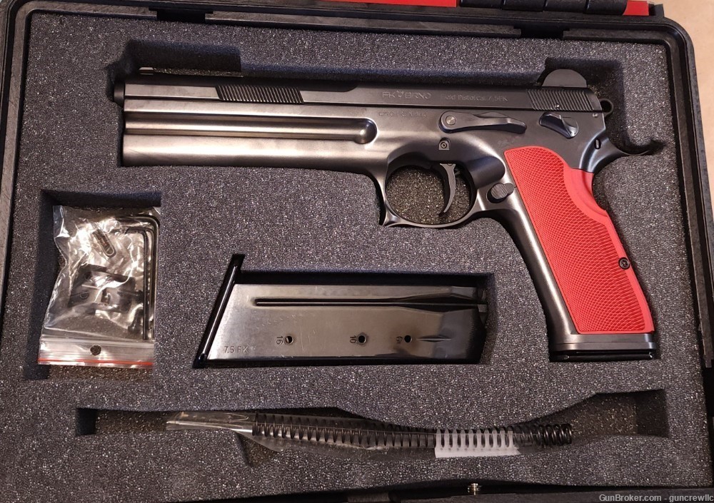 WOW FK BRNO Field Pistol 7.5FK 7.5 FK Red 6" STUNNER RARE Layaway available-img-4