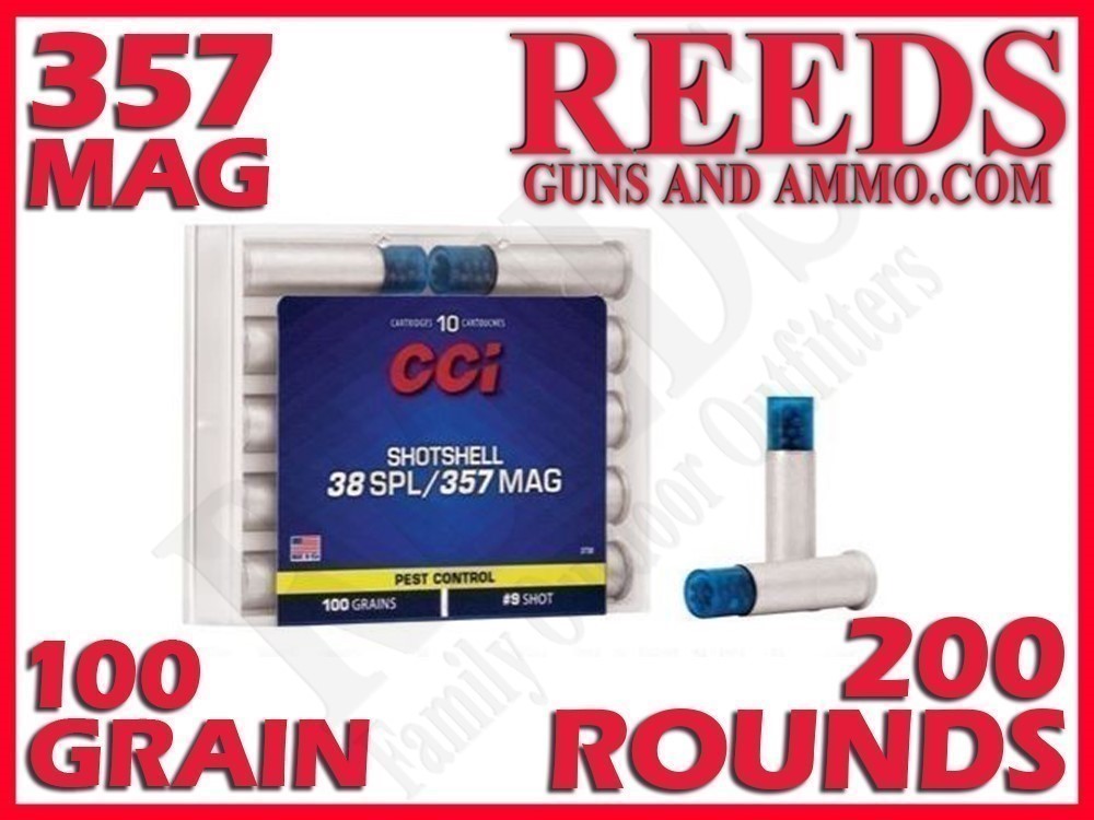 CCI 357 Magnum Shotshell Pest Control 9 Shot 3738-img-0