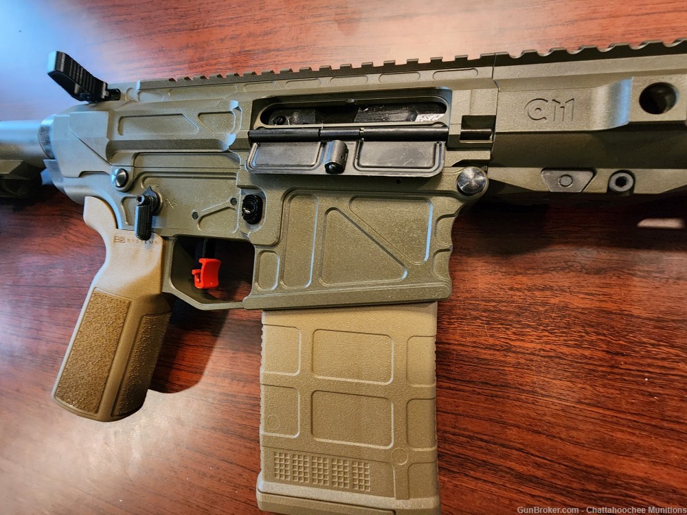 CM10 7mm-08 Rem 18" Rifle AR10 SR25 Cobalt Kinetics Green and Coyote-img-3