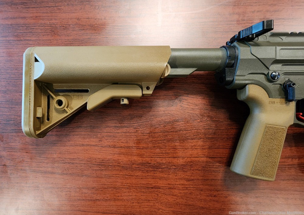 CM10 7mm-08 Rem 18" Rifle AR10 SR25 Cobalt Kinetics Green and Coyote-img-1
