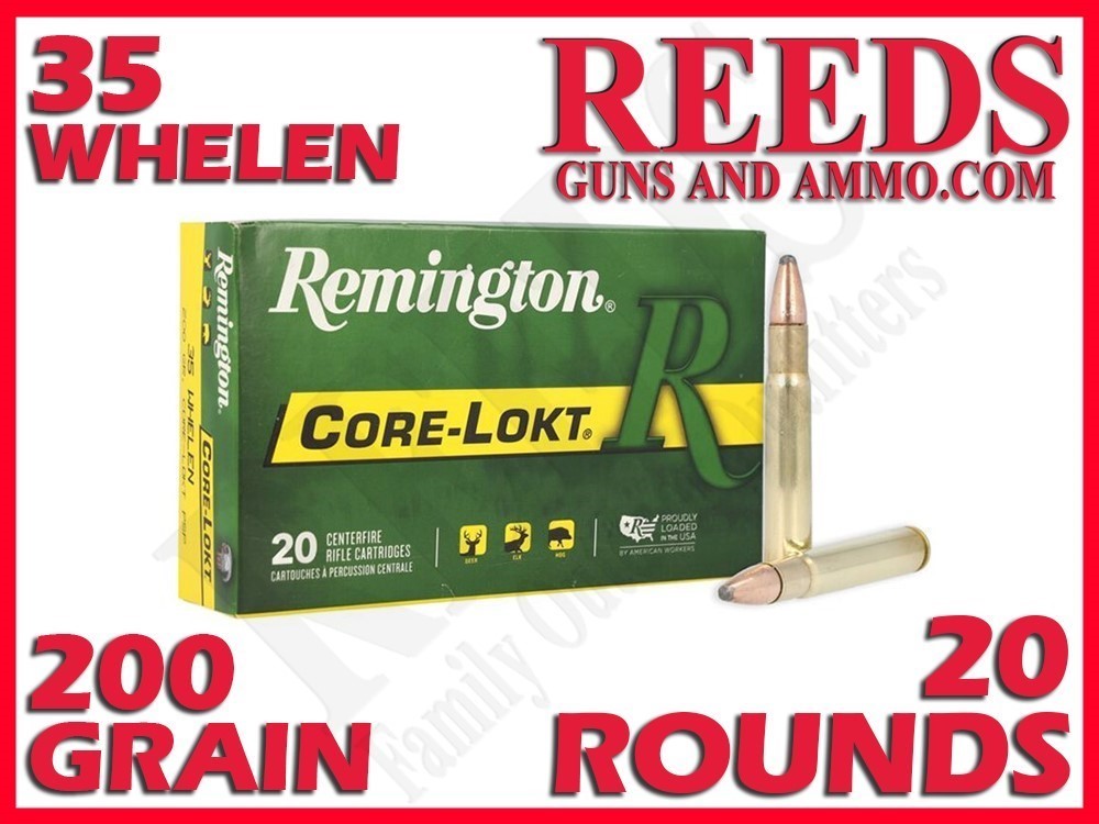 Remington Core-Lokt Soft Point 35 Whelen 200 Grain 21495-img-0