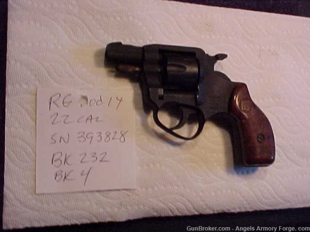 BK# 232 - RG Model 14 - 22 Caliber Revolver-img-0