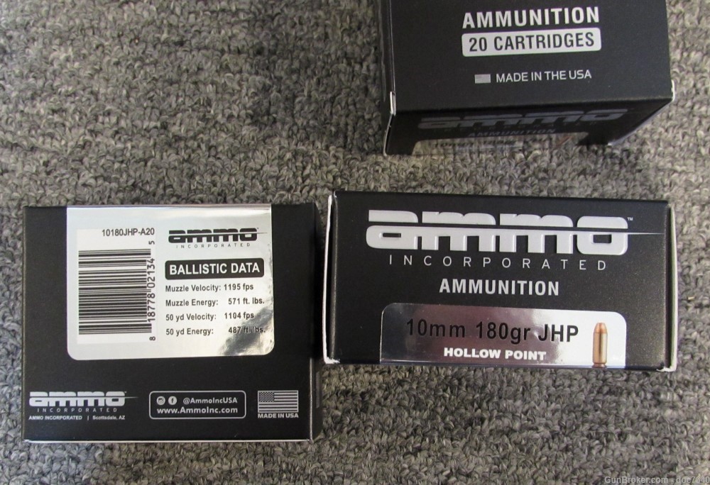 Ammo Inc. 10 mm JHP Ammo-img-1