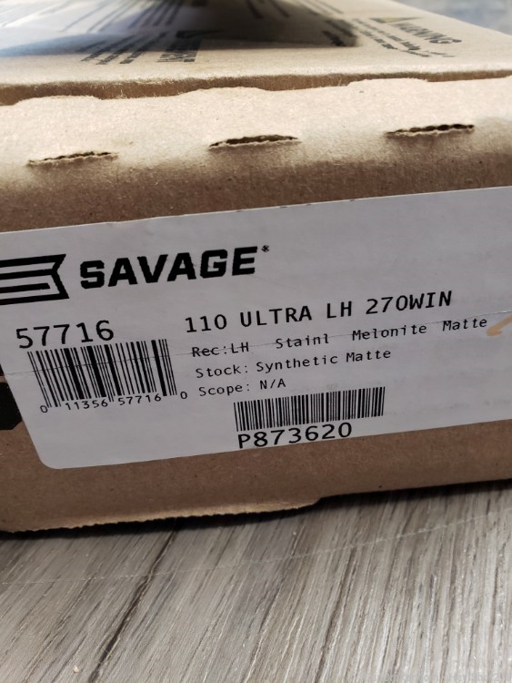 NEW Savage 110 Ultralite Left Hand 270 WIN Carbon Fiber LH NO CC FEES 57716-img-6