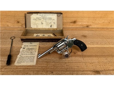 Colt Pocket Positive Mfg'd 1920 w/Original Box & Papers