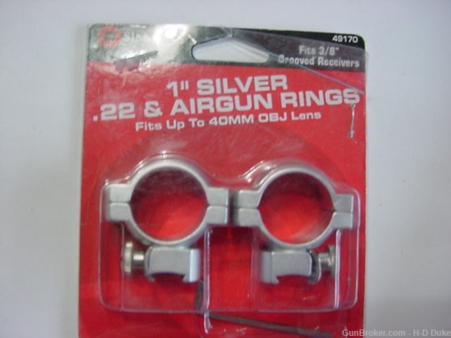 Simmons1" silver .22 rings-img-0