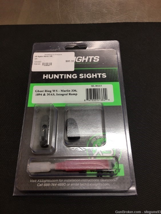 XS Ghost Ring sights for Marlin 336 1894 & 30AS-img-0