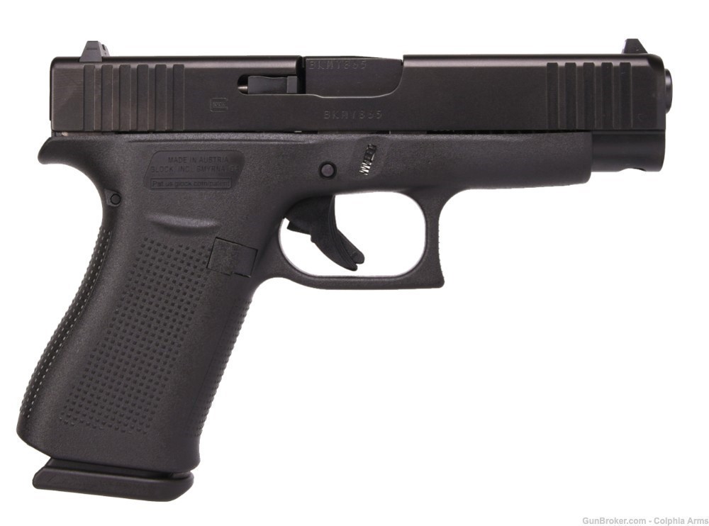 Glock G48 Black Pistol 9mm Luger 10rd Magazine 4.17" Barrel Black Slide-NIB-img-0
