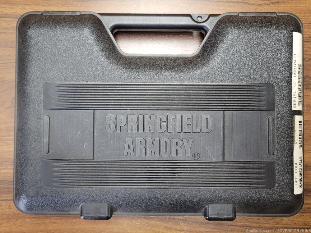 Springfield Armory USA Plastic Hard Case (EMPTY) USED-img-0