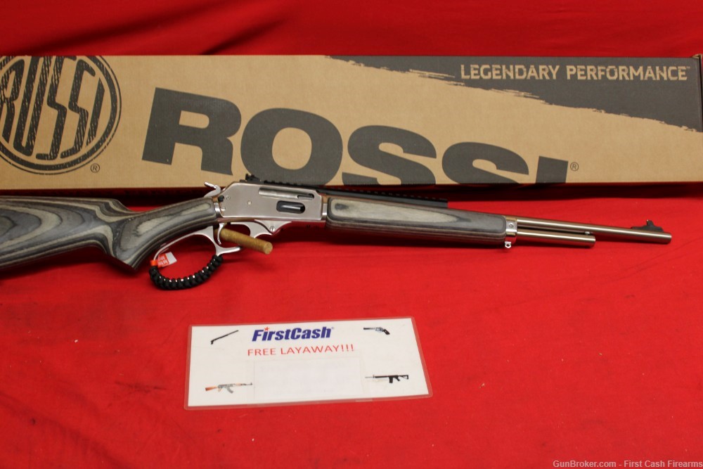 Rossi R95 30-30Win, Stainless Lever action w/ Laminate Furniture-img-0