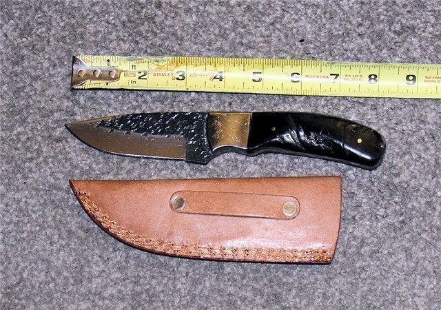 HANDMADE CUSTOM HUNTING KNIFE CARBON STEEL MS1027-img-1