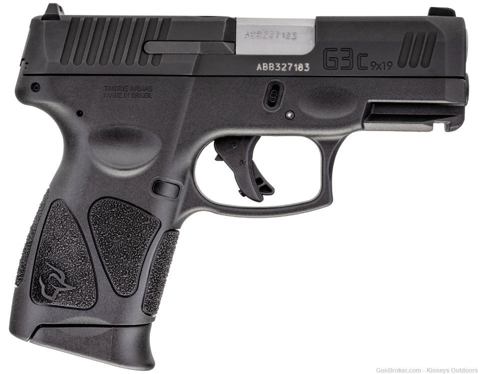Taurus G3C Pistol 9mm 3.26 in. Black 12 rd. -img-0