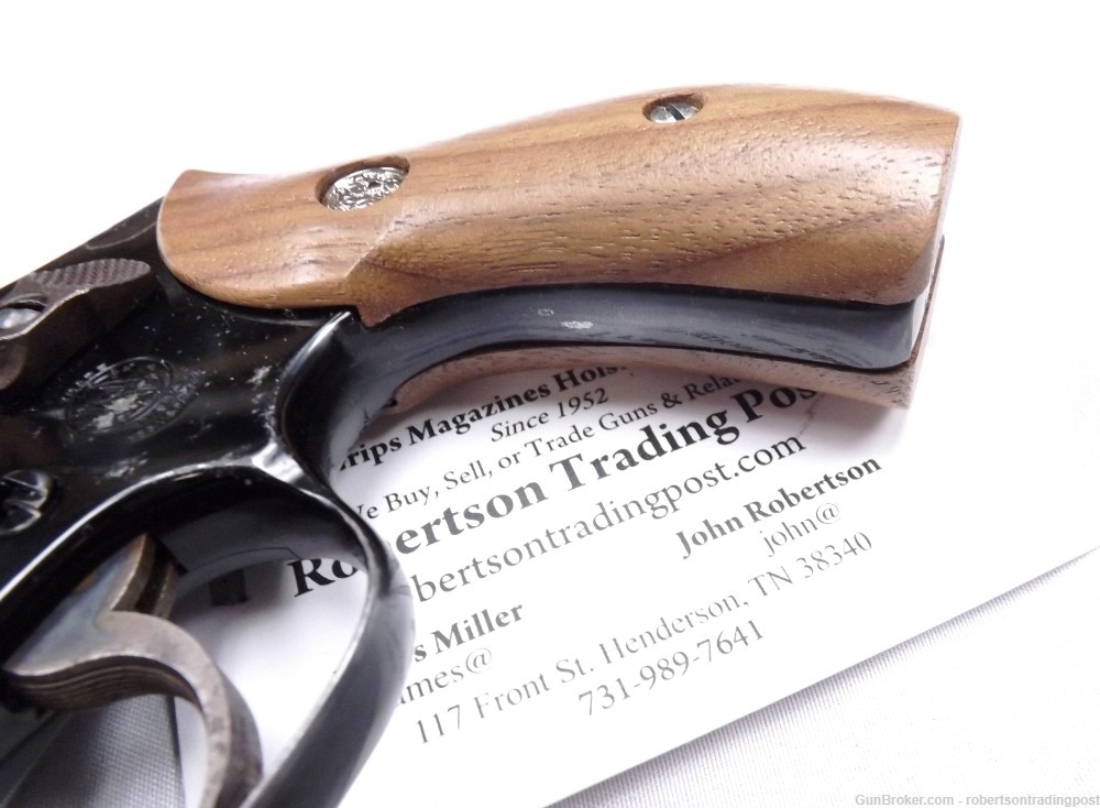Herretts Walnut Grips Smith & Wesson 40 42 Centennial Revolvers High Horn-img-7