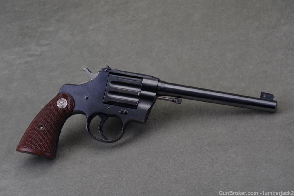 Exceptional & Scarce 1939 Colt Camp Perry .22LR 8'' Blue Short Action 99%-img-7