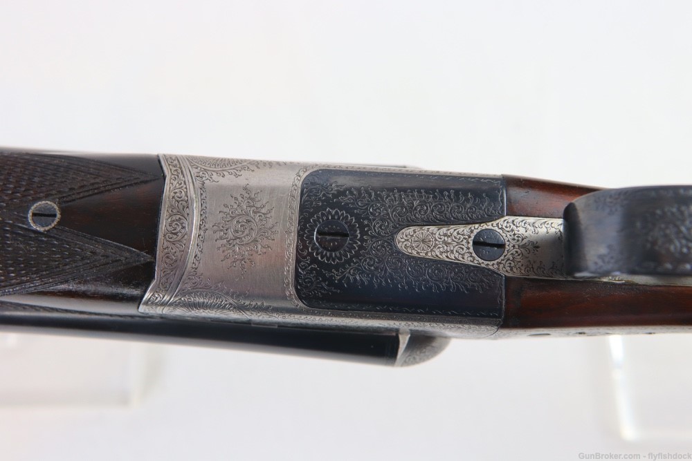 CHARLES LANCASTER 12G ASSISTED OPEN BACK ACTION SIDELOCK EJECTOR-img-19