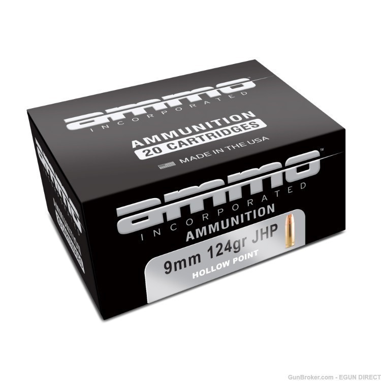 Ammo Inc Signature 9mm 124gr Jacketed Hollow Point - 20rd-img-0