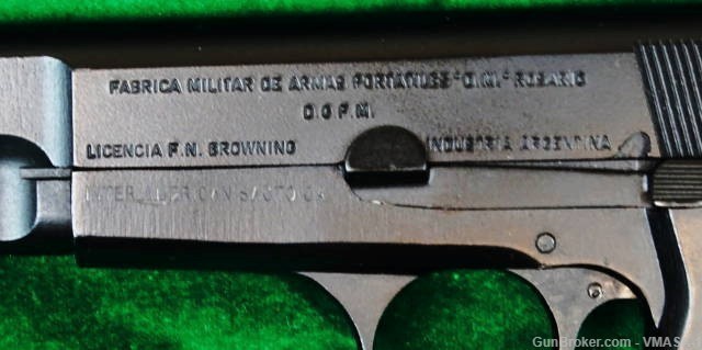 JRB 1302  Argentine Browning Hi-Power 9mm Semi-automatic Pistol-img-4