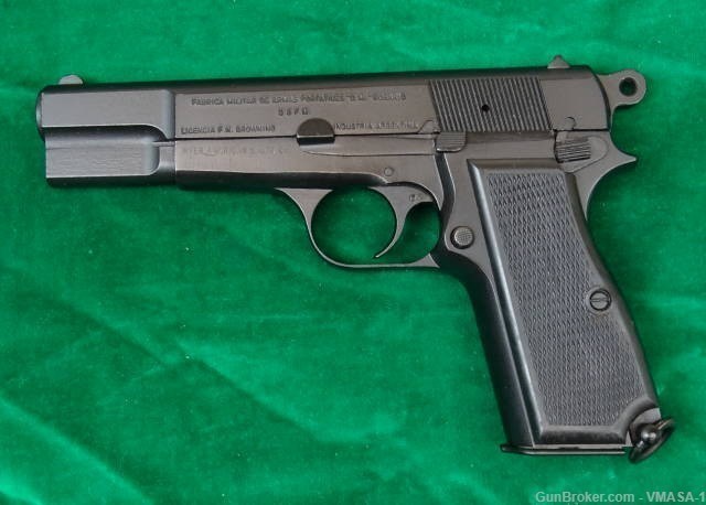 JRB 1302  Argentine Browning Hi-Power 9mm Semi-automatic Pistol-img-2