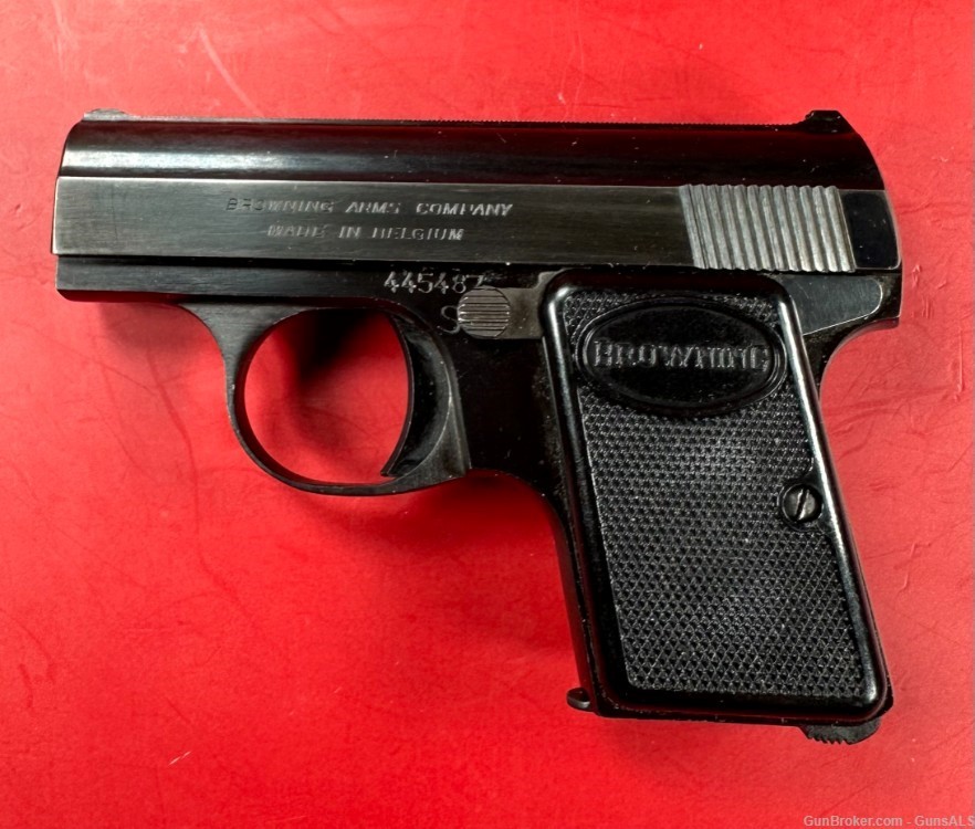 1968 Browning Baby Browning 25 ACP 6.35 mm Belgium. Excellent condition.-img-2