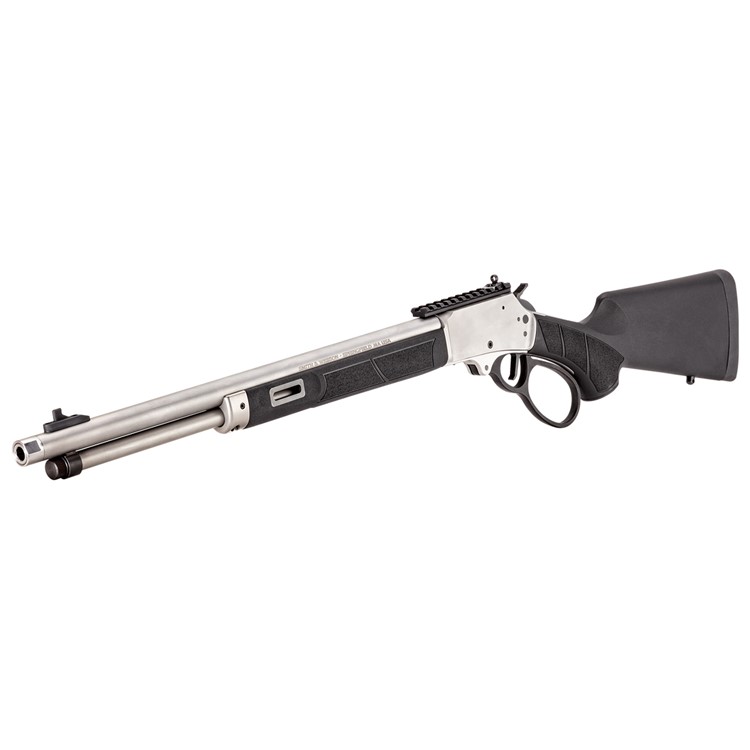 Smith & Wesson Model 1854 44Mag 19.25 9rd Stainless Steel & Black Lever Act-img-2
