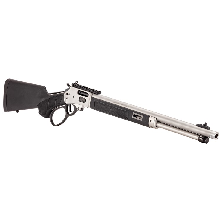 Smith & Wesson Model 1854 44Mag 19.25 9rd Stainless Steel & Black Lever Act-img-1