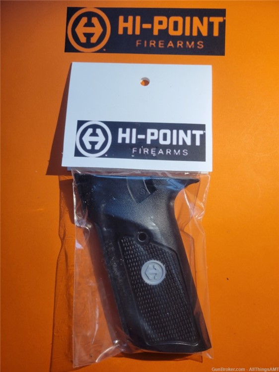 Hi-Point JC 40 JH 45 JX 10 Factory Black Grips with Medallions - Brand New-img-0