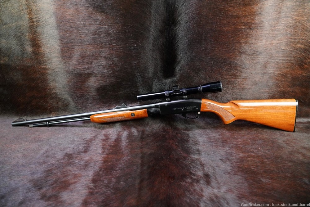 Remington 572 Fieldmaster .22 S L LR 23" Pump Action Rifle & Scope, 1988-img-7