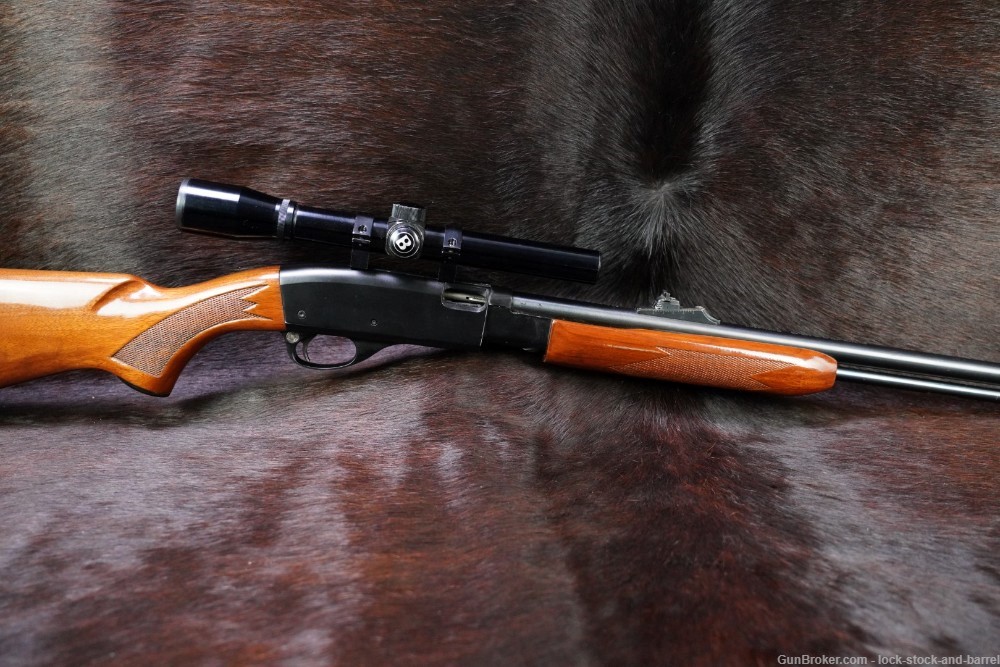 Remington 572 Fieldmaster .22 S L LR 23" Pump Action Rifle & Scope, 1988-img-2