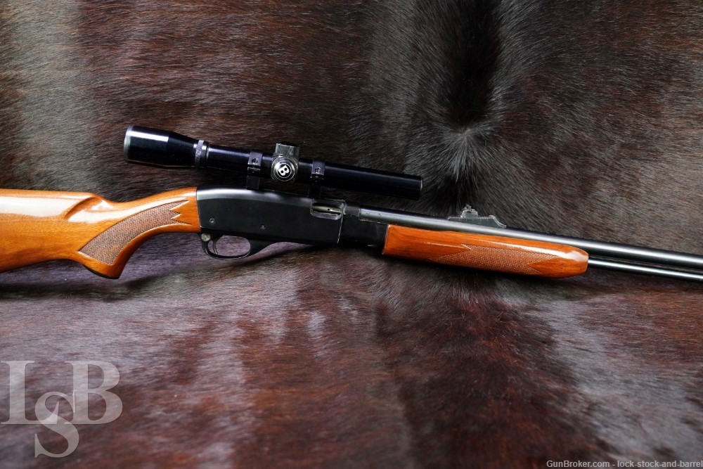 Remington 572 Fieldmaster .22 S L LR 23" Pump Action Rifle & Scope, 1988-img-0
