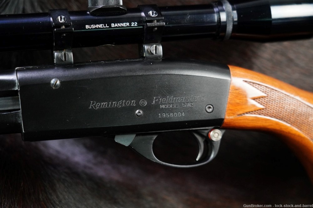 Remington 572 Fieldmaster .22 S L LR 23" Pump Action Rifle & Scope, 1988-img-21