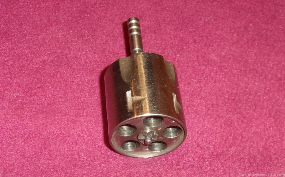 NEF R73 5 RND. 32 H&R MAGNUM FLUTED CYLINDER ASSEMBLY (STAINLESS)-img-3