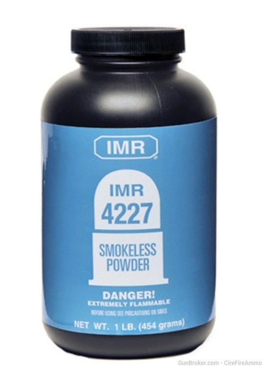 Imr 4227 Smokeless Gun Powder 1 pound no Credit Card Fees -img-0