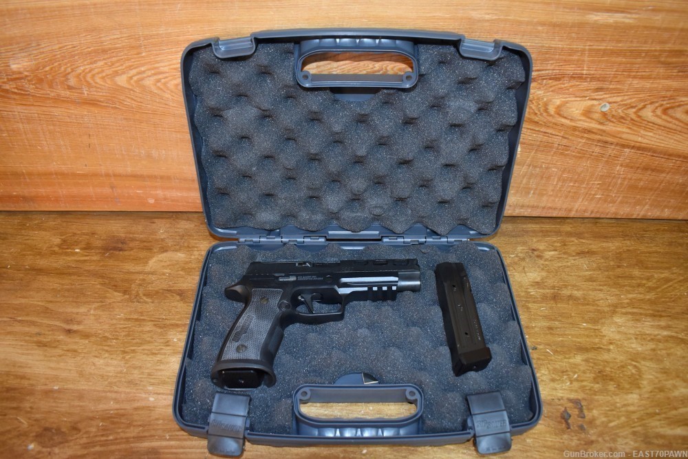 Sig Sauer P320 AXG Pro 9MM 4.7" NS Optic Ready With Case (2) 17RD Mags-img-0