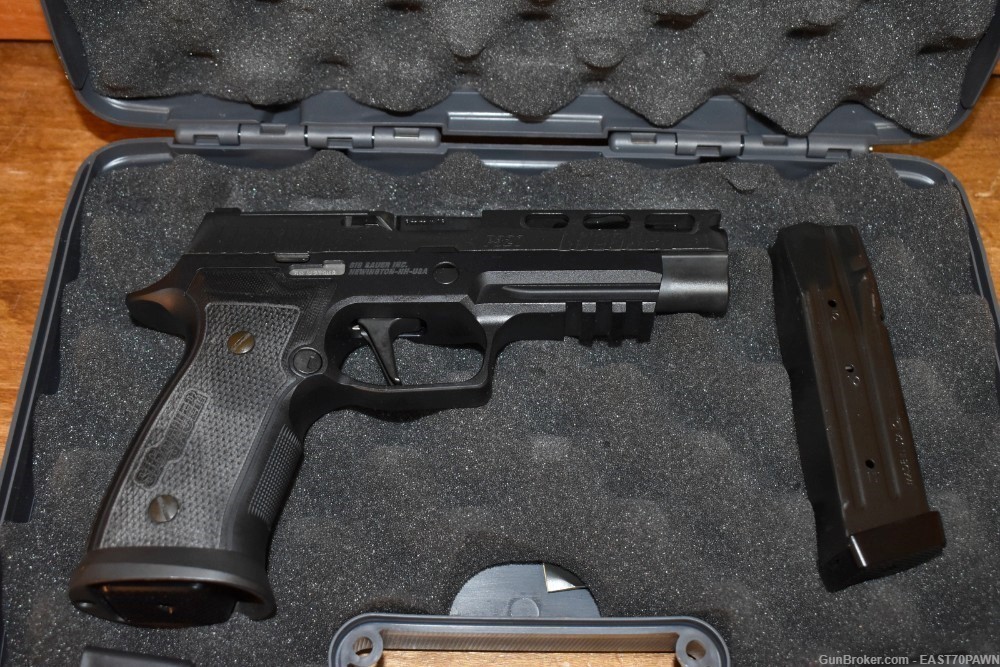 Sig Sauer P320 AXG Pro 9MM 4.7" NS Optic Ready With Case (2) 17RD Mags-img-1