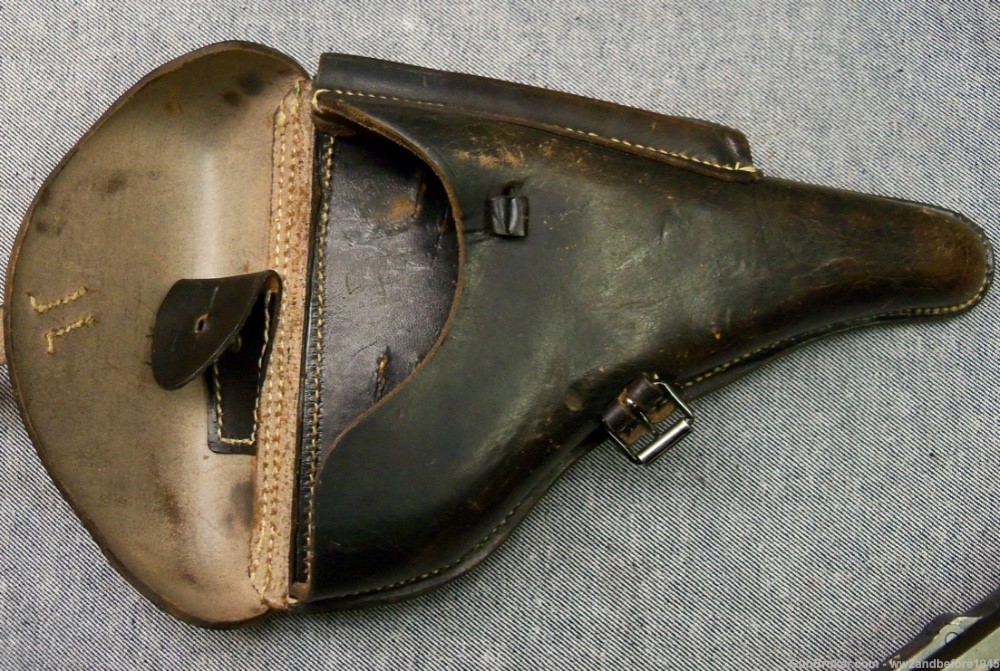 WWII GERMAN LUGER 42 1940 HOLSTER Navy property marked O.3874-img-18