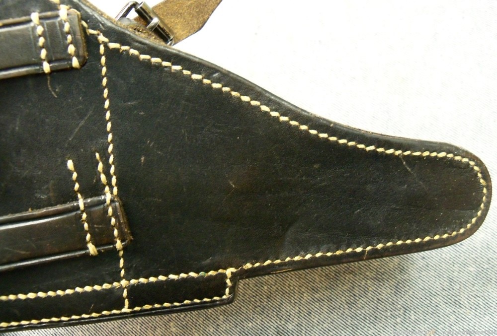 WWII GERMAN LUGER 42 1940 HOLSTER Navy property marked O.3874-img-23
