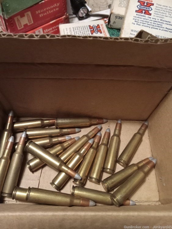 250 Savage Winchester 100gr silver tips full box -img-1