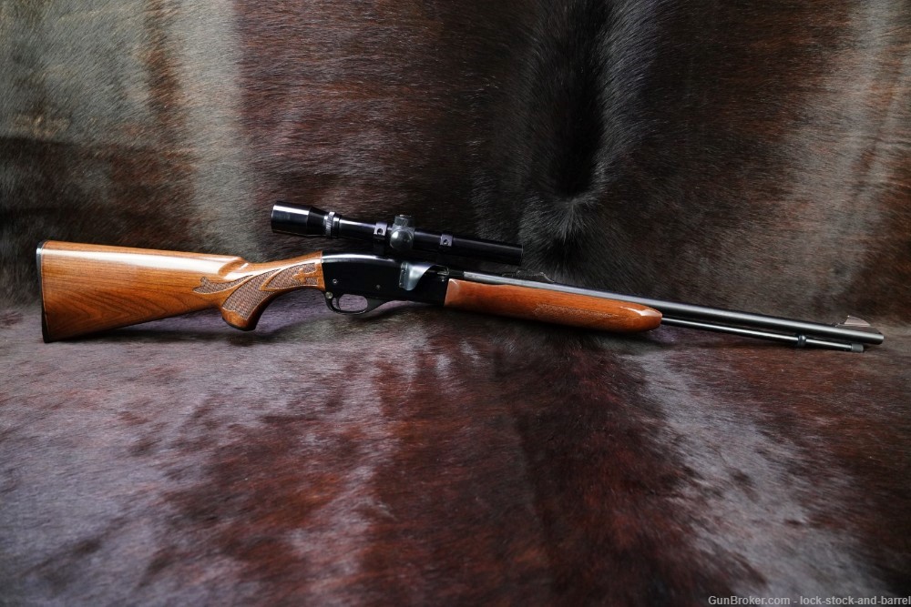 Remington Model 552 Speedmaster .22 S L LR 21" Semi-Auto Rifle & Scope 1985-img-7