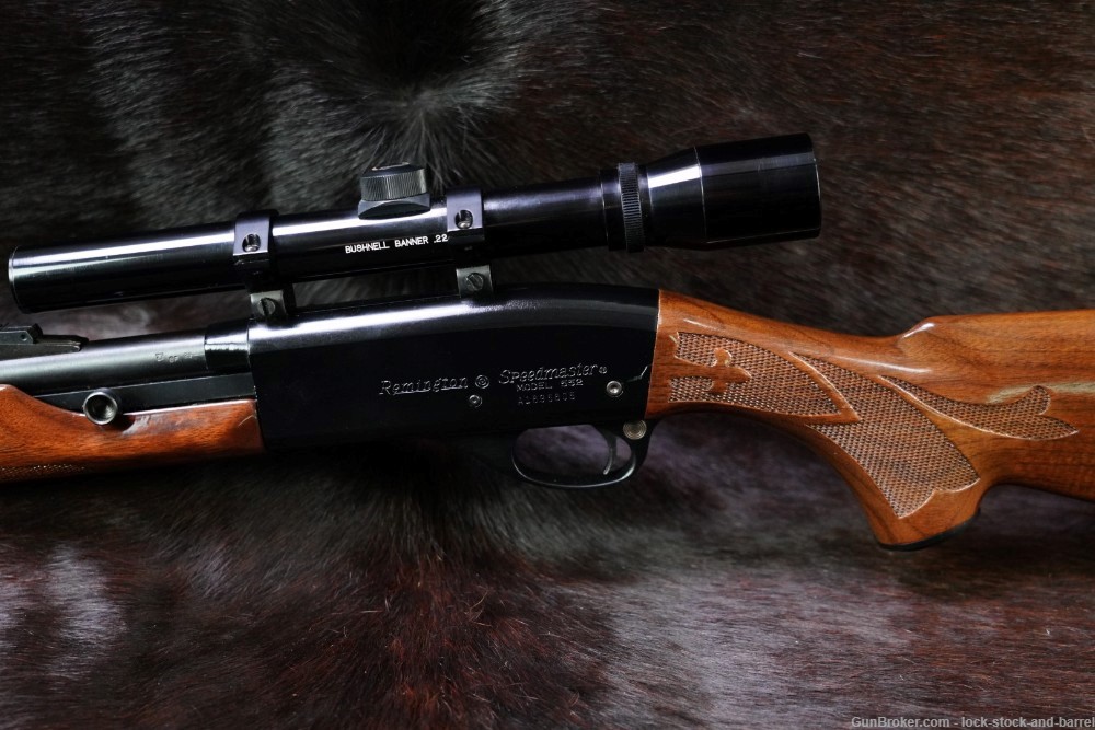 Remington Model 552 Speedmaster .22 S L LR 21" Semi-Auto Rifle & Scope 1985-img-10
