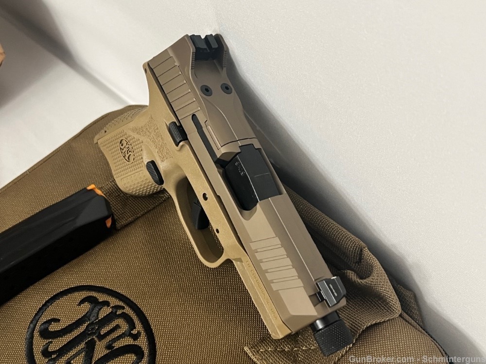 FN 509C COMPACT TACTICAL  9MM FDE 24+1 NS TB 9mm-img-2