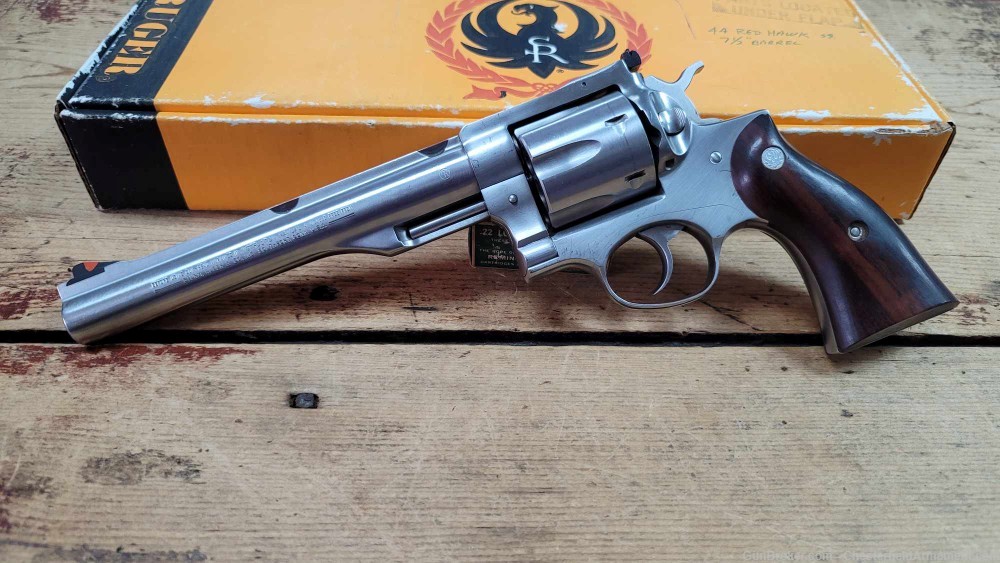 Ruger Redhawk 44 Magnum double action revolver 1985 mfg.-img-0