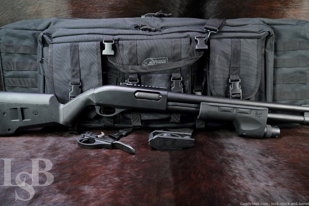 Remington Model 870 Tactical 12 GA 18.5" Slide Pump Action Shotgun-img-0