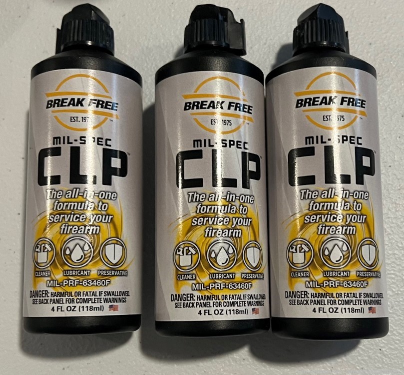 BreakFree CLP-4 Cleaner Lubricant Preservative Squeeze Bottle 3 PACK DEAL-img-0