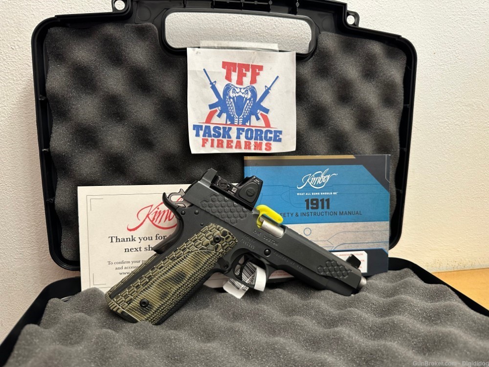 Kimber KHX Custom Trijicon in 9mm with a 5" Brl and 1-9 Rnd Mag NIB!-img-1